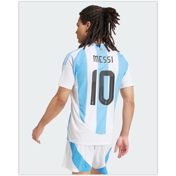 NWT Adidas Men's Argentina 2024 MESSI #10 Home Soccer Jersey SLIM FIT IX7790,XXL - Picture 4 of 9